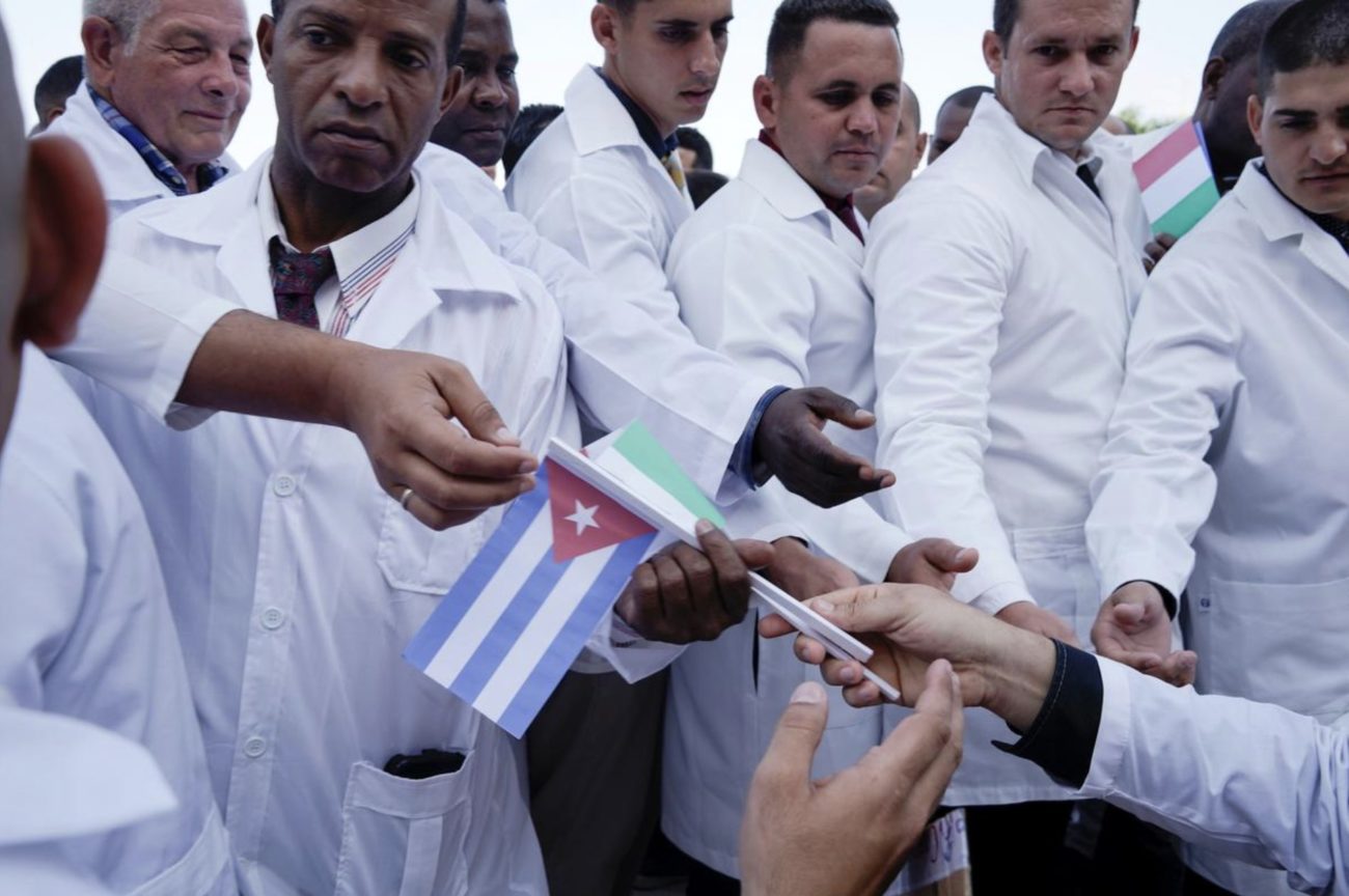 Cuban doctors fly to Italy to help fight COVID-19