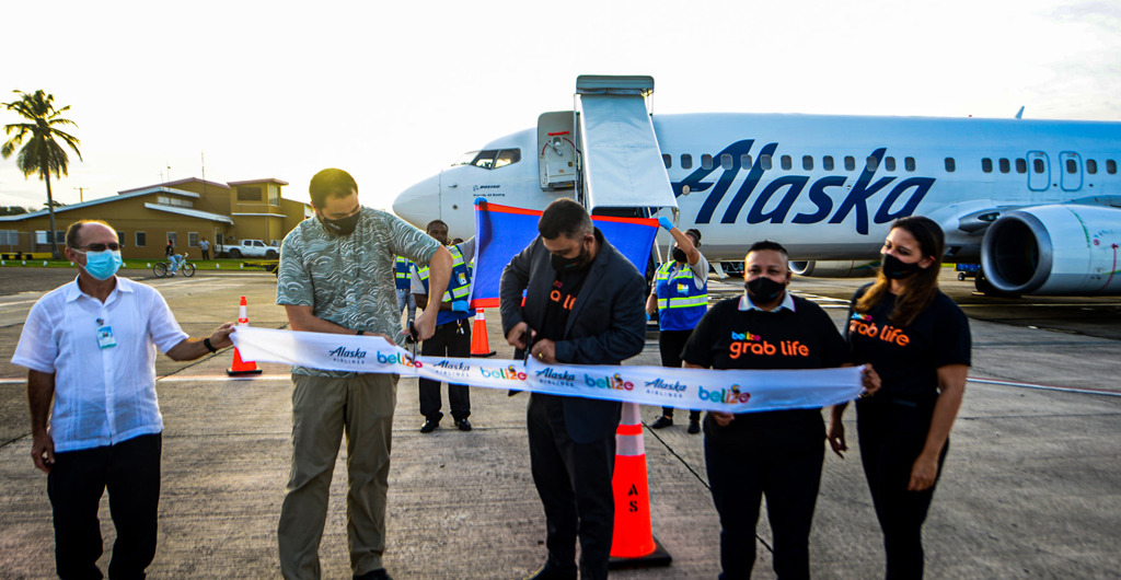 Alaska Airlines in Belize