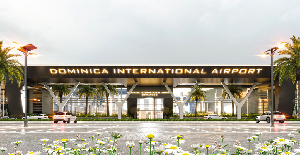 Dominica, airport,