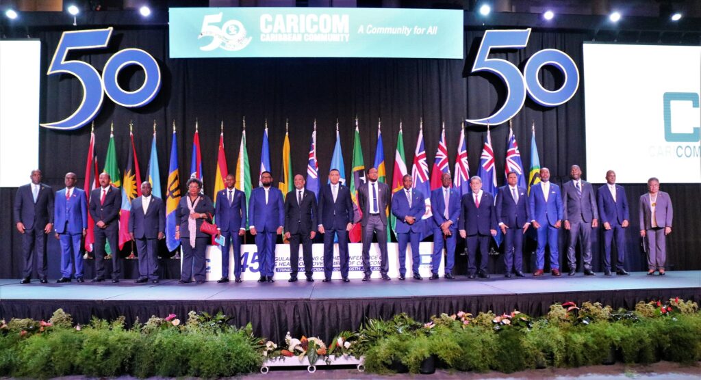 Free Movement Of People In The Caribbean By 2024 Caribbean News Now   Family Photo 4 50th CARICOM 1024x556 