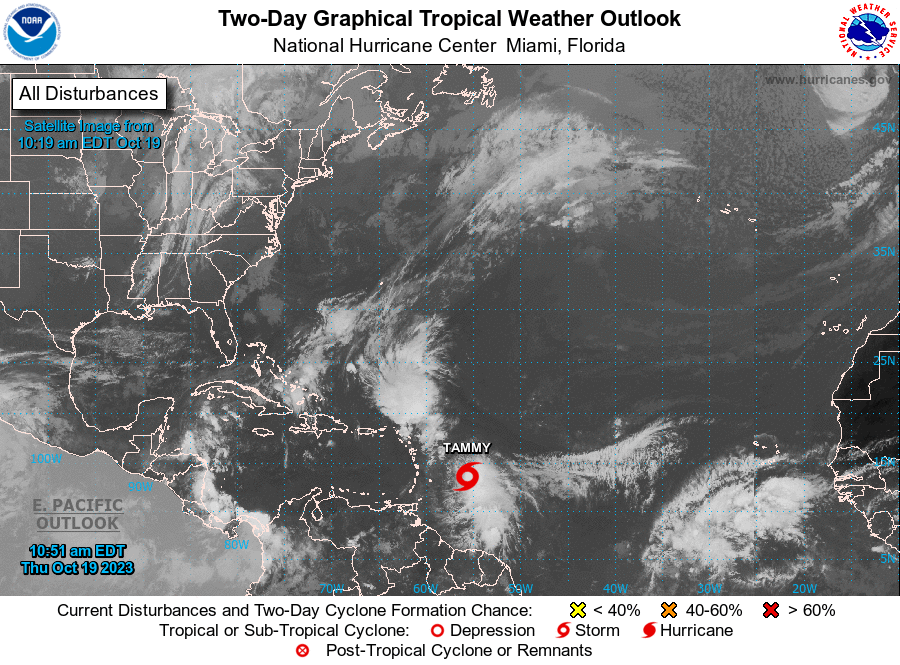 Tropical Storm Tammy forms, Caribbean on alert Caribbean News Now!